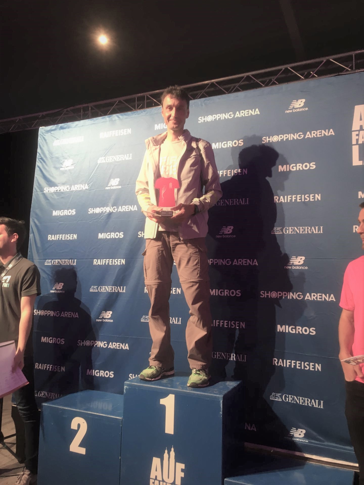 Alex Grimm als Sieger M50 in St.Gallen